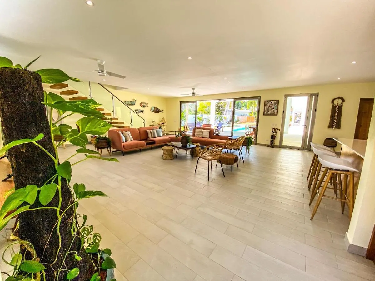 Villa Calma, Luxury For Big Groups At The Beach With Large Pool Las Terrenas 0*,  Dominican Republic